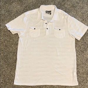 White Mens Polo